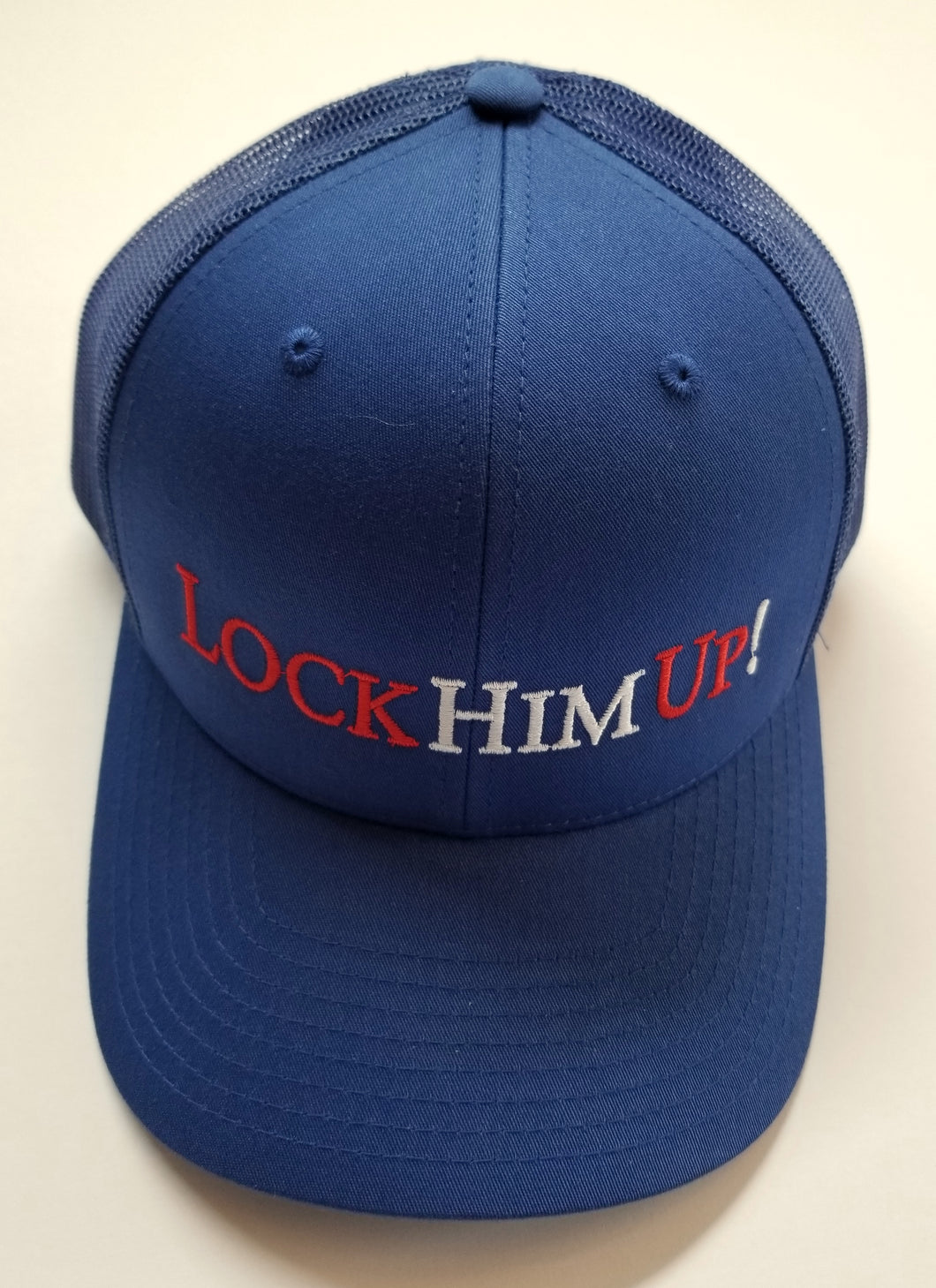 Lock Him Up! Trucker's Style Mesh Baseball Hat